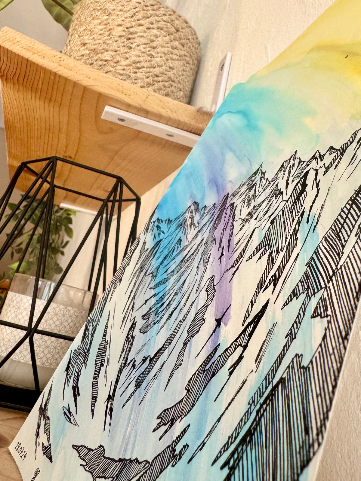 Osh – Aquarelle originale
