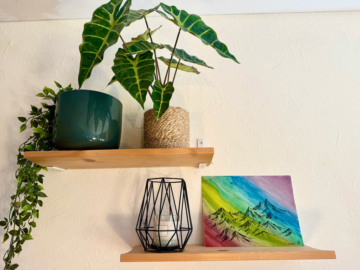 Arc-en-Ciel des Cimes – Aquarelle originale